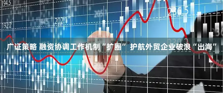 广证策略 融资协调工作机制“扩圈” 护航外贸企业破浪“出海”